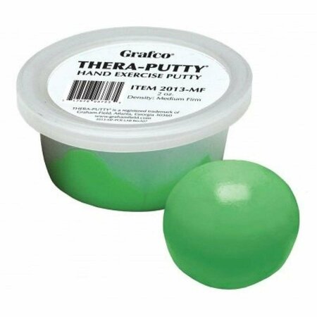 GF HEALTH PRODUCTS 2 oz Grafco Exercise Putty, Green - Medium Firm 2013-MF